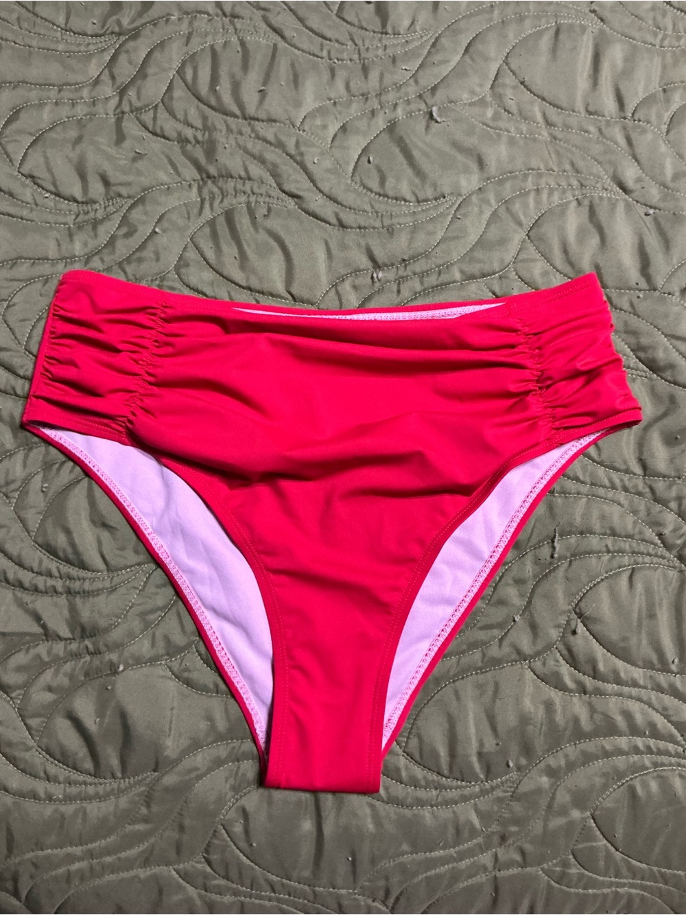 Women’s Swim Bottoms in Bright Pink